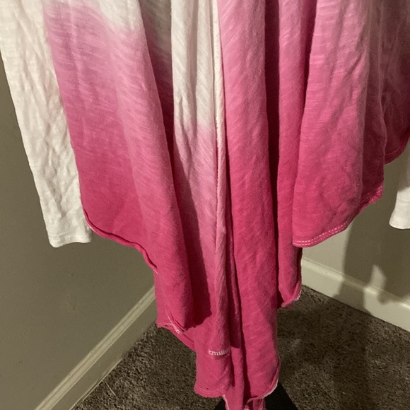 Fashion Bug | Women’s White/Pink Open Front Jacket/Cape/Shawl - Size 2X - Picture 2 of 8